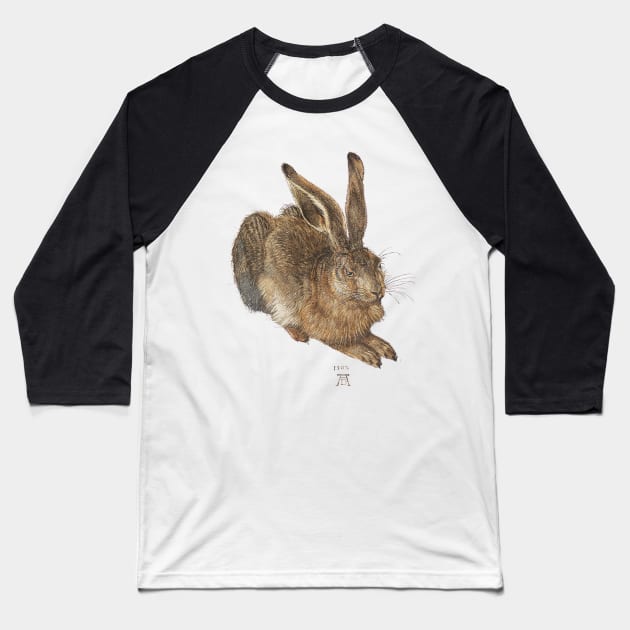 A Young Hare - Albrecht Durer Baseball T-Shirt by The Blue Box